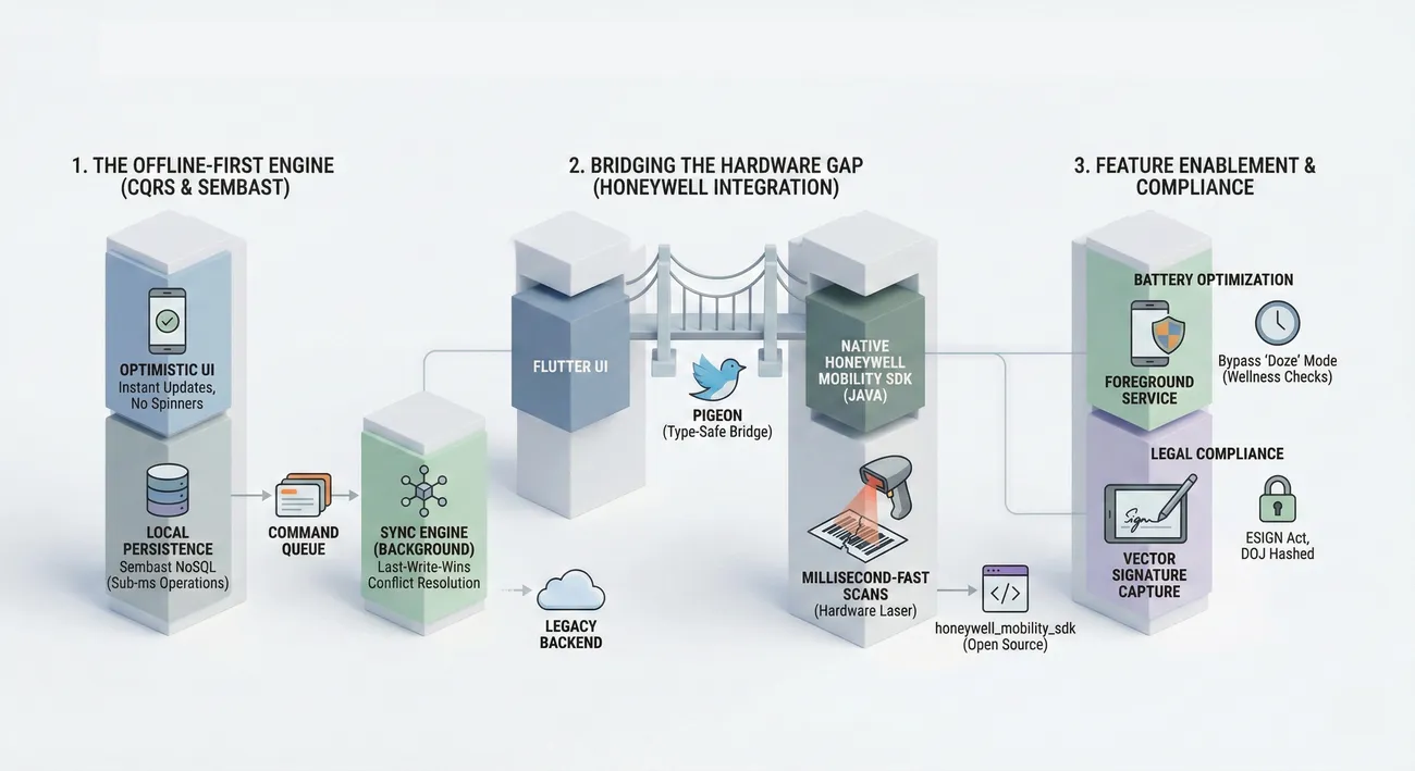 The Solution: A Distributed, Offline-First Architecture