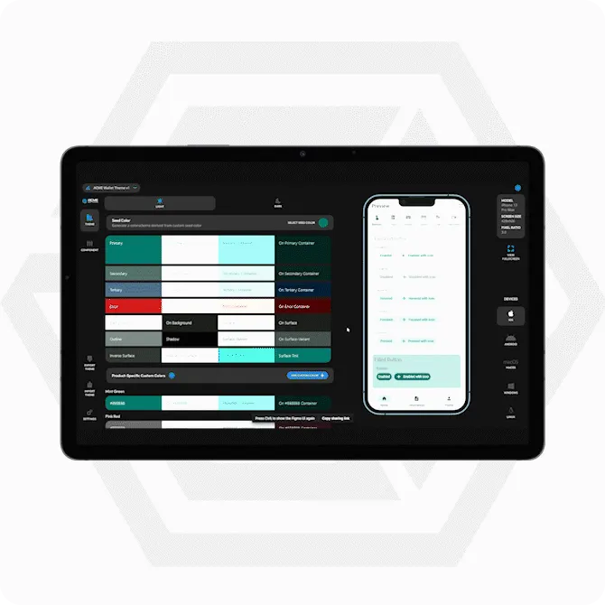 Easily import and export multiple themes